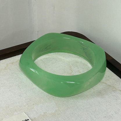 Sculpted Resin Wave Bangle