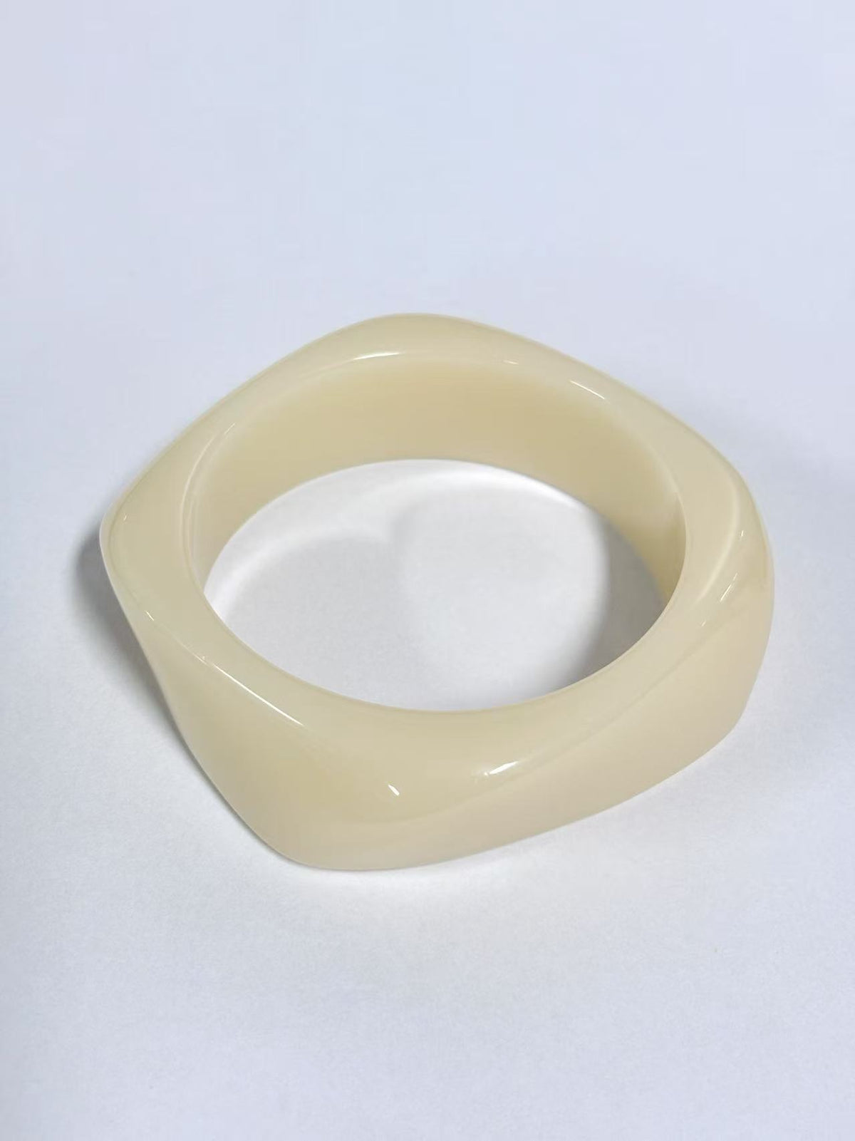 Sculpted Resin Wave Bangle