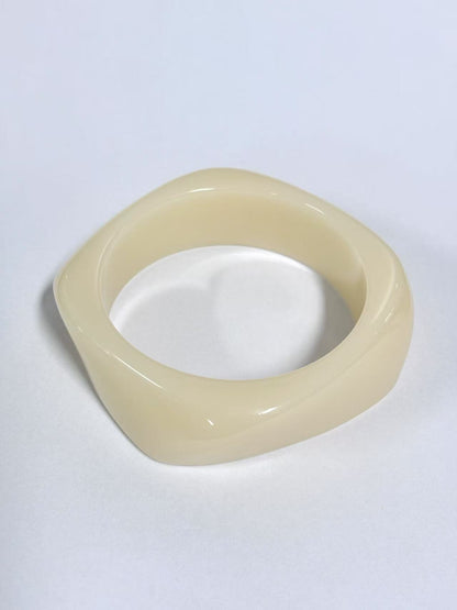 Sculpted Resin Wave Bangle