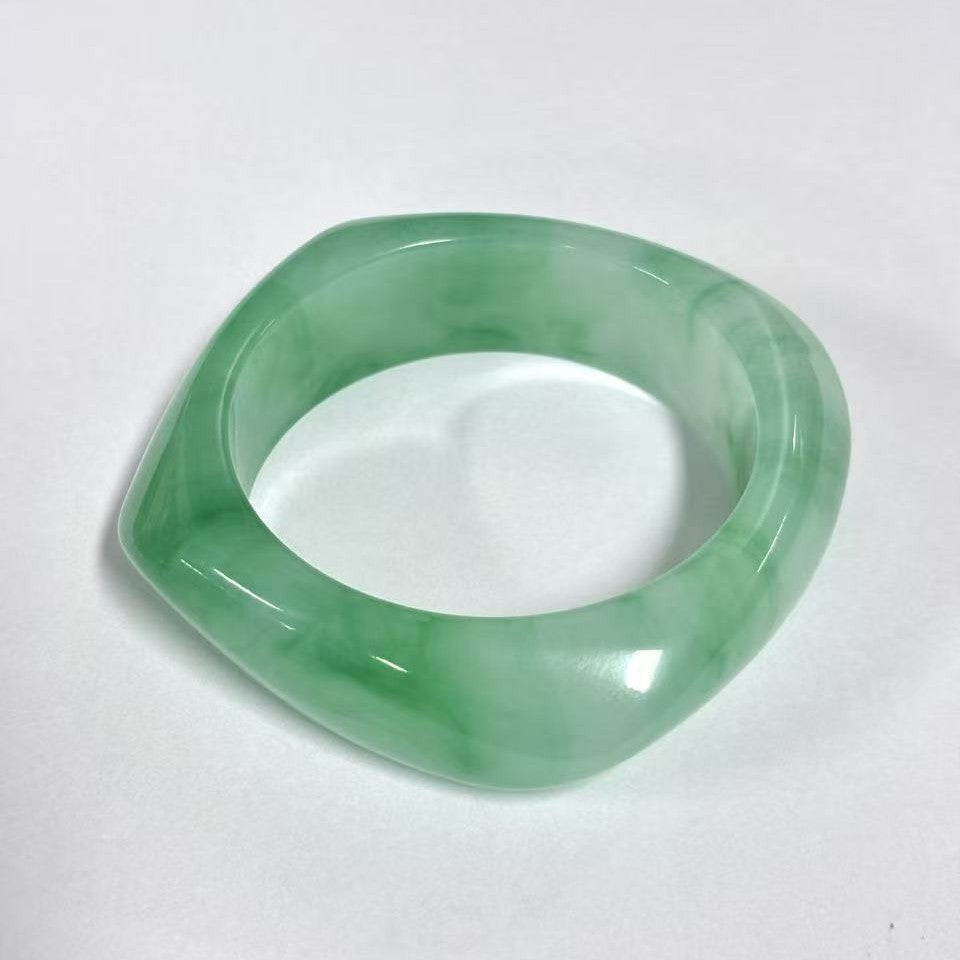 Sculpted Resin Wave Bangle
