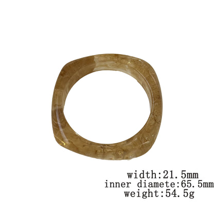 Sculpted Resin Wave Bangle