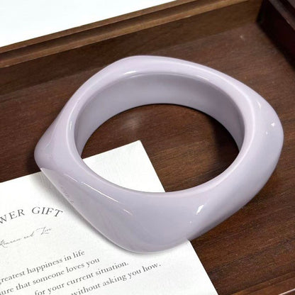 Sculpted Resin Wave Bangle